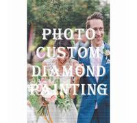 5D Custom DIY Diamond Painting Kit - Personalized with Your Photo, Full Round Resin Rhinestones, Embroidery Unique Home Decor Gift