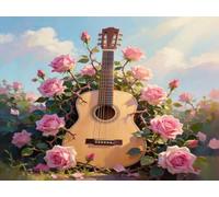 5D Diamond Art Adults Musical Instruments Diamond Painting 80x50cm 3-K9V4S