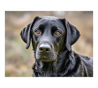 5D Diamond Art DIY Kits Black Labrador Retriever Diamond Painting Full Round Drill Rhinestones Crystal by Number Mosaic Arts and Crafts for Living Room Bedroom Home Wall Decor 12x16 inch