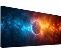 5D Diamond Art Flame, Large Diamond Art for Adults Landscape, DIY Full Drill Crystal Art Embroidery Cross Stitch Set, Hobbies for Adults Women, for Home Wall Decor, Gifts for Women 16x32in X-4086