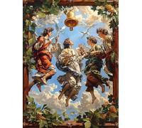 5D Diamond Art Kits Adults Angel Diamond Painting, DIY Paint by Numbers Bird, Cross Stitch Kits for Adults, Full Drill Crystal Art Mosaic Picture, Painting for Home Wall Decor Gifts 32x44 in A-1146