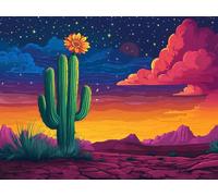 5D Diamond Art Kits Adults Cactus Diamond Painting Accessories Dream Full Drill Crystal Art Gem Gem Cross Stitch Pictures Arts Crafts Embroidery Kit for Beginner Kids Home Wall Decor 90x120cm h-749