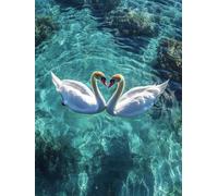 5D Diamond Art Kits Adults Goose Diamond Painting, DIY Paint by Numbers River, Cross Stitch Kits for Adults, Full Drill Crystal Art Mosaic Picture, Painting for Home Wall Decor Gifts 16x20in zyf-7486