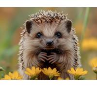 5D Diamond Art Kits Adults Hedgehog Diamond Painting 110x80cm 1-1A2BS