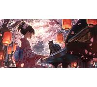 5D Diamond Art Kits Adults, Large Diamond Painting Kits, DIY Square Full Drill Crystal Rhinestone Cross Stitch Embroidery Gem Art Craft for Home Wall Decor Japanese Anime 100x200cm, P2227