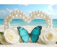 5D Diamond Art Kits Adults Love Diamond Painting Accessories Landscape Full Drill Crystal Art Gem Gem Cross Stitch Pictures Arts Crafts Embroidery Kit for Beginner Kids Home Wall Decor 20x30cm h-693