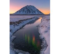 5D Diamond Art Kits Adults Mountain Diamond Painting, DIY Paint by Numbers River, Cross Stitch Kits for Adults, Full Drill Crystal Art Mosaic Picture, Painting for Room Decor Gifts 16x24in zyf-7392