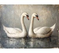 5D Diamond Art Kits Adults Swan Diamond Painting 100x70cm 1-787D6