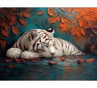 5D Diamond Art Kits Adults Tiger Diamond Painting 90x60cm 5-7H0PQ