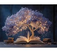 5D Diamond Art Kits Adults Tree Diamond Painting 120x90cm G-WE8E0
