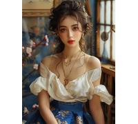 5D Diamond Art Kits Adults Woman Diamond Painting, DIY Paint by Numbers Flower, Cross Stitch Kits for Adults, Full Drill Crystal Art Mosaic Picture, Painting for Home Wall Decor Gifts 36x48 in A-5420