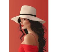 5D Diamond Art Kits Adults Woman Diamond Painting, DIY Paint by Numbers Sexy, Cross Stitch Kits for Adults, Full Drill Crystal Art Mosaic Picture, Painting for Home Wall Decor Gifts 40x54 in A-6938