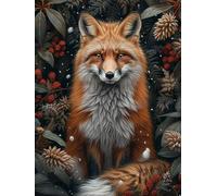 5D Diamond Art Kits for Adults Animal, Diamond Painting Wolf, Gem Art Crafts for Adults, DIY Crystal Rhinestones Painting Kits for Beginners, Full Drill Dimond, Gifts, Home Decor 12 x 16 Inch -TL68PU
