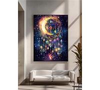 5D Diamond Art Kits for Adults, DIY Diamond Painting Crystal, Sky, Full Drill Arts and Crafts Painting, Crystal Rhinestone Embroidery Cross Stitch, Home Wall Decor, Gifts 20x30 cm PjY7312 N-1
