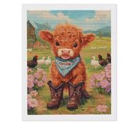 5D Diamond Art Kits for Adults, DIY Diamond Painting Farm Animals, Full Drill Arts and Crafts Painting, Crystal Rhinestone Embroidery Cross Stitch, Home Wall Decor, Gifts for Women, 20 x 28inch a-813