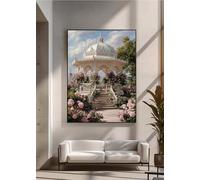 5D Diamond Art Kits for Adults, DIY Diamond Painting Flower, Architecture, Full Drill Arts and Crafts Painting, Crystal Rhinestone Embroidery Cross Stitch, Home Wall Decor, Gifts 60x80 cm PjY1636 7-E