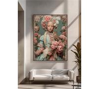 5D Diamond Art Kits for Adults, DIY Diamond Painting Flower, Woman, Full Drill Arts and Crafts Painting, Crystal Rhinestone Embroidery Cross Stitch, Home Wall Decor, Gifts for Women 8x12in PjY6122 J-C