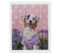 5D Diamond Art Kits for Adults, DIY Diamond Painting Pet Dog, Full Drill Arts and Crafts Canvas Painting, Crystal Rhinestone Embroidery Cross Stitch, Home Wall Decor, Gifts for Women, 24 x 32inch a101