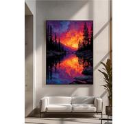 5D Diamond Art Kits for Adults, DIY Diamond Painting Sky, Landscape, Full Drill Arts and Crafts Painting, Crystal Rhinestone Embroidery Cross Stitch, Home Wall Decor, Gifts 100x200 cm PjY6240 0-1