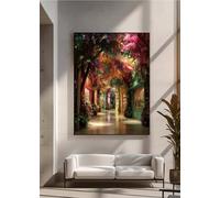 5D Diamond Art Kits for Adults, DIY Diamond Painting Tree, Flower, Full Drill Arts and Crafts Painting, Crystal Rhinestone Embroidery Cross Stitch, Home Wall Decor, Gifts 40x80inch PjY7260 1-8