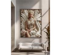 5D Diamond Art Kits for Adults, DIY Diamond Painting Woman, Flower, Full Drill Arts and Crafts Painting, Crystal Rhinestone Embroidery Cross Stitch, Home Wall Decor, Gifts 40x80in PjY6370 1-5