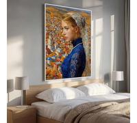 5D Diamond Art Kits for Adults Large Size, Architecture Woman Diamond Painting Kits for Adults, DIY Round Full Drill Crystal Rhinestone Gem Art Craft, Home Wall Room Decor 16x20 Inch PjY5346 9-2