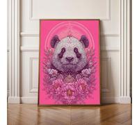5D Diamond Art Kits for Adults Large Size, Flower Bear Diamond Painting Kits for Adults, DIY Square Full Drill Crystal Rhinestone Gem Art Craft, Home Wall Room Decor Gifts 28x38 Inch PjY12551 1-I