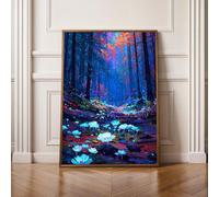 5D Diamond Art Kits for Adults Large Size, Flower Flowers Diamond Painting Kits for Adults, DIY Square Full Drill Crystal Rhinestone Gem Art Craft, Home Wall Room Decor Gifts 16 x 20 Inch PjY10355 P-R