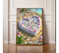 5D Diamond Art Kits for Adults Large Size, Landscape Aurora Diamond Painting Kits for Adults, DIY Square Full Drill Crystal Rhinestone Gem Art Craft, Home Wall Room Decor Gifts 28x38 Inch PjY4673 1-8