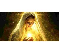 5D Diamond Art Kits, Large Full Drill Diamond Painting for Adults Beginners, Holy Mother Round Paint with Diamonds Pictures Gem Art Painting Embroidery Kits DIY Home Crafts Kit Gifts 20x40 inch Q-884