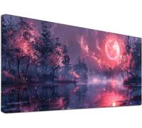 5D Diamond Art Moon, Large Diamond Art for Adults Tree, DIY Full Drill Crystal Art Embroidery Cross Stitch Set, Hobbies for Adults Women, Paintings for Home Wall Decor, Gifts for Women 40x80in 4-9183