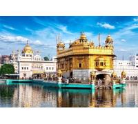 5D Diamond Art Painting Kits Amritsar Sikh Golden Temple (40x60cm/16x24in) Diamond Painting by Number Kits DIY Full Round Drill Rhinestone Diamond Embroidery Cross Stitch for Family Wall Decor Gift