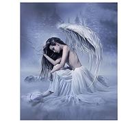 5D Diamond Art Painting Kits Angel Swan, DIY Diamond Painting Art Kit by Number Full Drill Dot Rhinestone Crystal Cross Stitch Embroidery Pictures, for Home Wall Decor Gift Square Drill 100x120cm