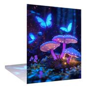 5D Diamond Art Painting Kits Butterfly Diamond Painting Dream Dimond Art for Adults, 40x50cm Large DIY Round Full Drill Gem Crafts Crystal Creations for Adults, Home Decor, Gifts for Women W6-456