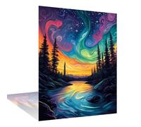 5D Diamond Art Painting Kits Starry Sky Diamond Painting Abstract Dimond Art for Adults, 40x50cm Large DIY Round Full Drill Gem Crafts Crystal Creations for Adults, Decor Gifts for Women W6-1014