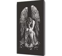 5D Diamond Painting Angel Wings Diamond Painting Kit, Angel Diamond Art Kits Adults DIY Full Drill Diamond Dots Gem Art Painting, Square Diamond Art Kits Adults Large 40x80cm, for Home Wall Decor C-4