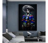 5D Diamond Painting DIY Diamond Art Kits, Day of The Dead Full Round Drill Diamond Embroidery Kit Diamond Painting Rhinestone Diamond Art Craft Supply for Home Wall Decor (70x100cm/28x40inch)