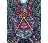 5D Diamond Painting DIY Full Drill Rhinestones, ABEUTY Two Fish Eyes, Paint with Diamonds Crystal Diamond Art Kits (Eyes)