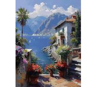 5D Diamond Painting Flower Diamond Art Kits for Adults, Large Diamond Art 60x80cm Landscape Diamond Painting Kits, Square Full Drill Crystal Art Embroidery Crafts, Room Decor Gifts for Women -Fr64