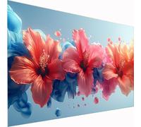 5D Diamond Painting Flower Large Diamond Art Abstract Picture DIY Square Full Drill Gem Art Crystal Embroidery Cross Stitch Set for Adults Kids, Perfect for Wall Decor, Relaxing Hobby 70x140cm Z1-492