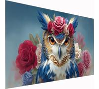 5D Diamond Painting Flower Large Diamond Art Animal Picture DIY Square Full Drill Gem Art Crystal Embroidery Cross Stitch Set for Adults & Kids, Perfect for Wall Decor, Relaxing Hobby 80x160cm Z1-990
