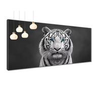 5D Diamond Painting for Adults Animal Diamond Art Kits, DIY Square Full Drill Embroidery Cross Stitch Painting by Numbers, Tiger Crystal Gem Art and Crafts for Adults Home Wall Decor 32x63 inch T3-634