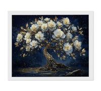 5D Diamond Painting for Adults, Dream Tree Diamond Art Kits Adults, Crystal Art Round Full Drill Canvas Painting DIY Gem Arts Cross Stitch Crafts Home Wall Room Decor, Gifts for Women 70x105cm Q-655