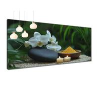 5D Diamond Painting for Adults Orchid Diamond Art Kits, DIY Square Full Drill Embroidery Cross Stitch Painting by Numbers, Bamboo Crystal Gem Art and Crafts for Adults Home Wall Decor 32x63 in T3-586