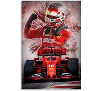 5d Diamond Painting Kit by Number F1 Racing Driver Charles Leclerc DIY Diamond Painting Embroidery 50x60CM