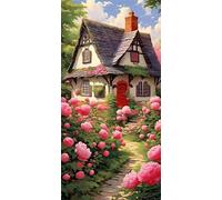 5D Diamond Painting Kit, Diamond Art Kit DIY Sunny Full Drill Rhinestone Crystal Gem Art Kits For Adults, Small Crystal Diamond Art for Adults, Picture Arts Embroidery Diamond Paintings 11.81x23.62in