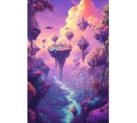 5D Diamond Painting Kit Fantasy Diamond Art Kits Adults Dimond Painting Forest Round Full Drill Embroidery Cross Stitch Crystal Art Crafts for Beginners Hallway Decor Wall Art 20 x 32 inch T0T402