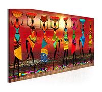 5D Diamond Painting Kit Full Drill Large Size DIY Diamond Art Embroidery Crystal Rhinestone Cross Stitch Adult Child Canvas Painting for Home Wall Decor African Women Dancing Square Drill,30x90cm