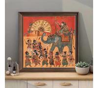 5D Diamond Painting Kits Adults, 2 Pack India Diamond Art, DIY Crystal Art Embroidery Cross Stitch Kits for Adults, Round Full Drill Religion Gem Art Crafts Gifts, Room Wall Decor 16x16 inch,2p419p