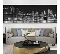 5D Diamond Painting Kits,Bridge Night View Full Drill Diamond Art, Pictures Painting by Numbers for Adults Kids, DIY Embroidery Cross Stitch Kits, for Home Wall Decor Round Drill 40x80cm(16x32in)